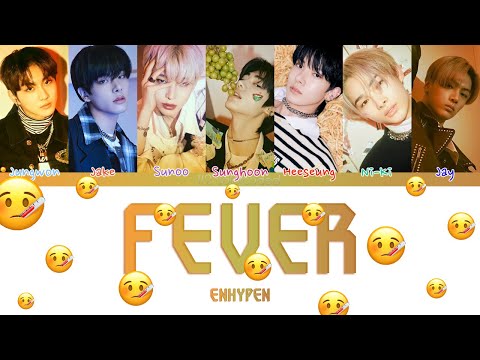 ENHYPEN (엔하이픈) - FEVER (Color Coded Lyrics|ПЕРЕВОД НА РУССКИЙ|КИРИЛЛИЗАЦИЯ) FF2COLORCODED