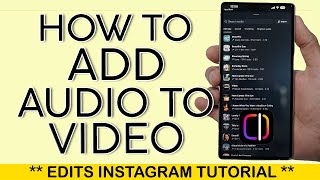 How to Add Audio to Your Timeline on Edits Instagram App 2025 screenshot 4