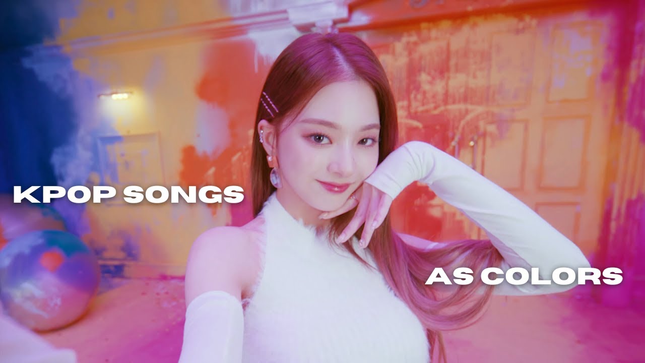 Keypop kpop songs as colors, pt.2 - YouTube