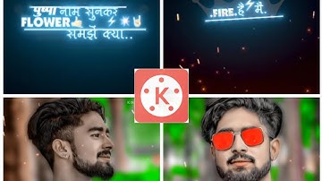 Pushpa movie New Attitude Status Editing Kinemaster Trending Aalu Arjun Attitude Video Editing 2022