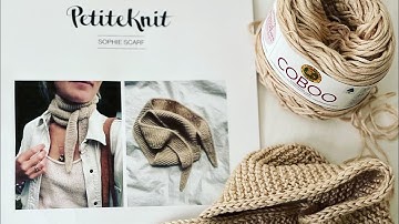 Starting ✨Sophie Scarf by Petite Knit (icord edging)