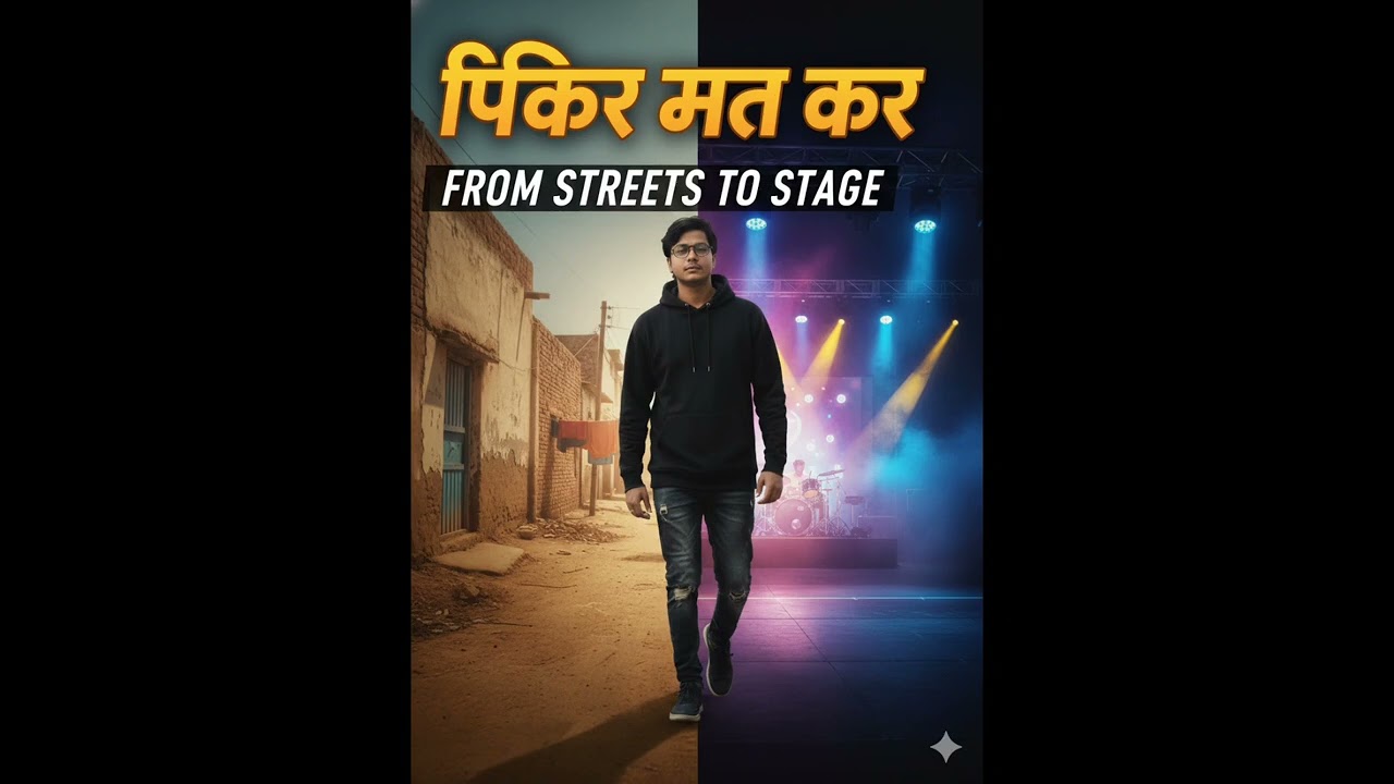 Inspirational: Sarak se Stage Tak: Gaanv ka ladka ab chamkega! 🔥 #desihiphop #MotivationalRap #music