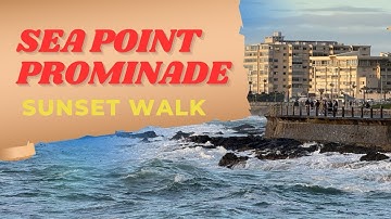 🌅 Sunset Walk on the Sea Point Promenade | Cape Town Coastal Views
