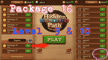 Roll the ball : hidden path || Expert package 16 || Level 9 || Level 10 || All Level