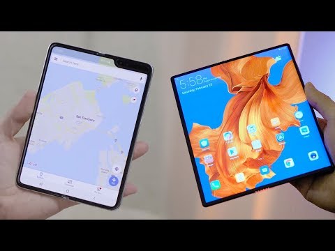 Huawei Mate X и Samsung Galaxy Fold - СРАВНИВАЕМ СГИБАЕМЫЕ СМАРТФОНЫ! КТО КРУЧЕ??