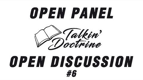 Open Panel  /  Open Discussion #6  -  Talkin