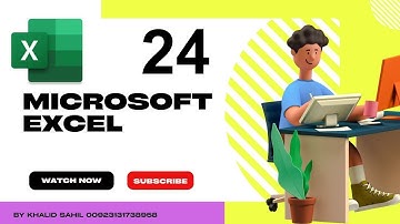 Microsoft Excel Tutorial in Pashto Complete Review Tab Part 24