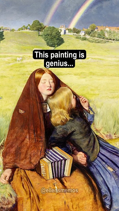 The Blind Girl by John Everett Millais #art #painting