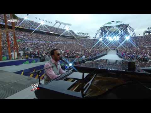 John Legend sings &quot;America the Beautiful&quot; at Wrestlemania XXIV