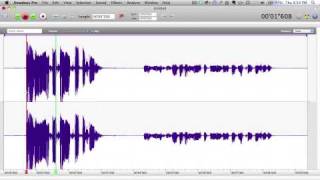Normalising a sound with Amadeus Pro