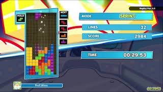 Puyo Puyo Tetris 2 Sprint PB 01:22.23