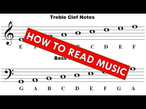 How To Read Music (For Beginners) - Basic Music Theory Course (Lesson 1)
