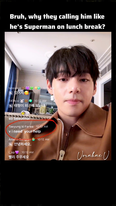 Taehyung or Superman? Fans Can’t Decide BTS V Live in Paris #taehyungpwf
