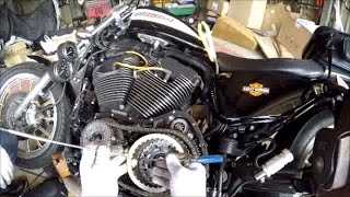 17 №144　TAKEガレージ　②スポーツスター　クラッチスプリング分解の巻