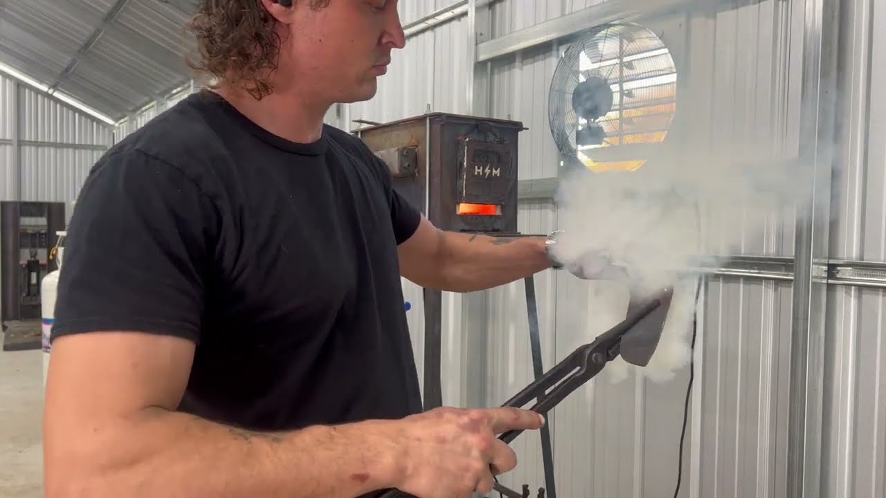 $15 Japanese Knife Handle!?!? Doing a Handle Burn Through.