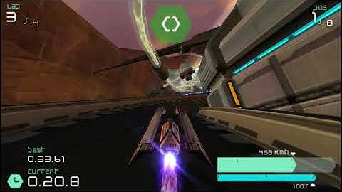 Wipeout Pulse [PPSSPP] Gameplay:#11.5 Grid 11 Tournament 1 - Flash Class - Qirex Team