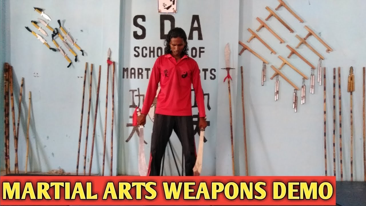 Martial Arts Weapons Demonstration Self Defense Academy YouTube