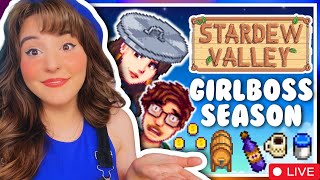 GIRLBOSSING My Way Through Fall in Stardew Valley 1.6 🍂