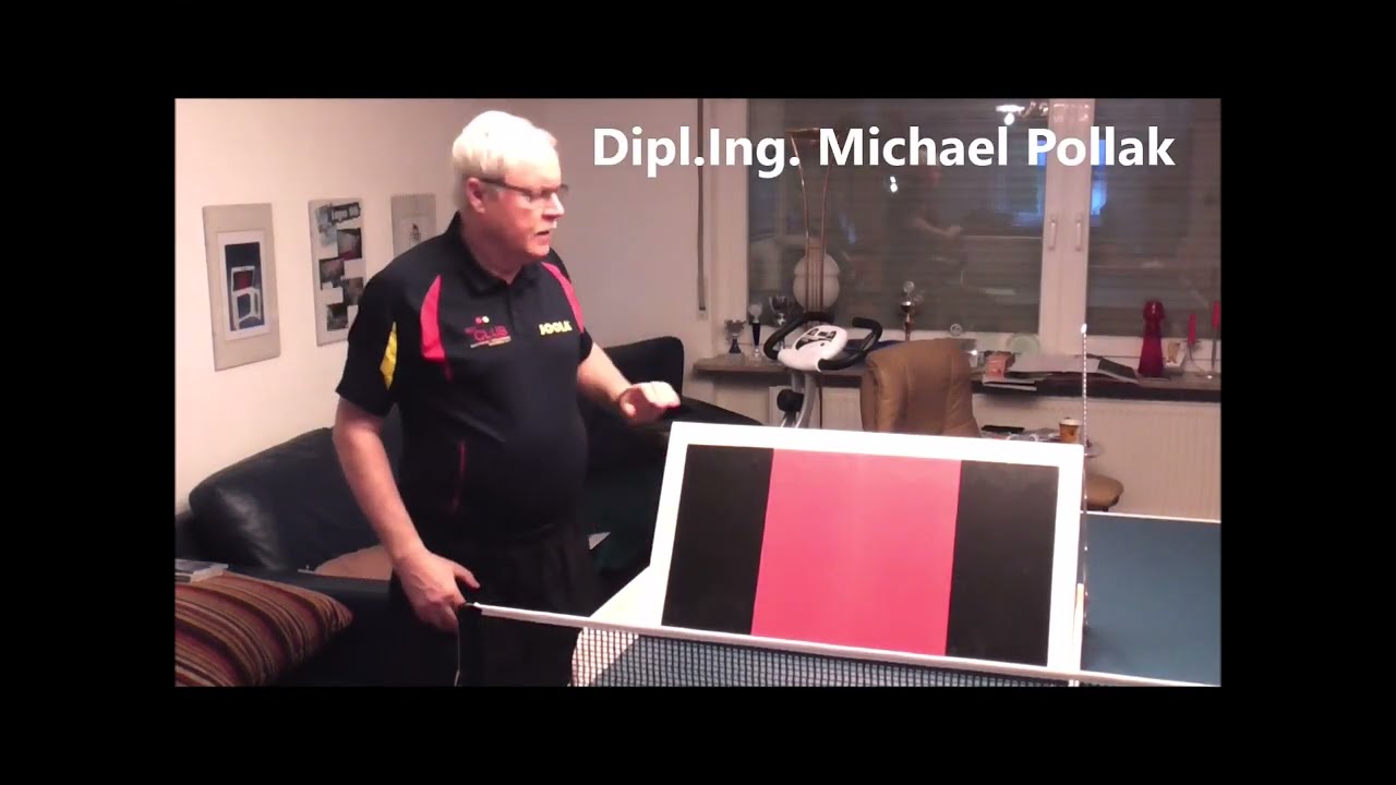 TOPSPIN und SCHUPFBALL Übungen am TOPSPIN TRAINER