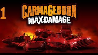 Art Ritis plays : "Carmageddon : Max Damage"  Race 1 - Maim Street