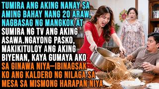 20 Araw Si Nanay Ko Rito  Binasag Niya Pinggan At Tv  Pasko, Kaldero Ng Nilaga Ang Hinampas Ko  M