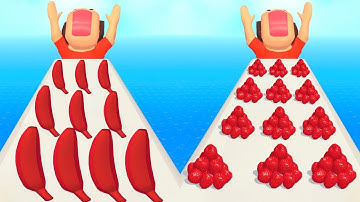 Pancake run | All levels gameplay android, IOS