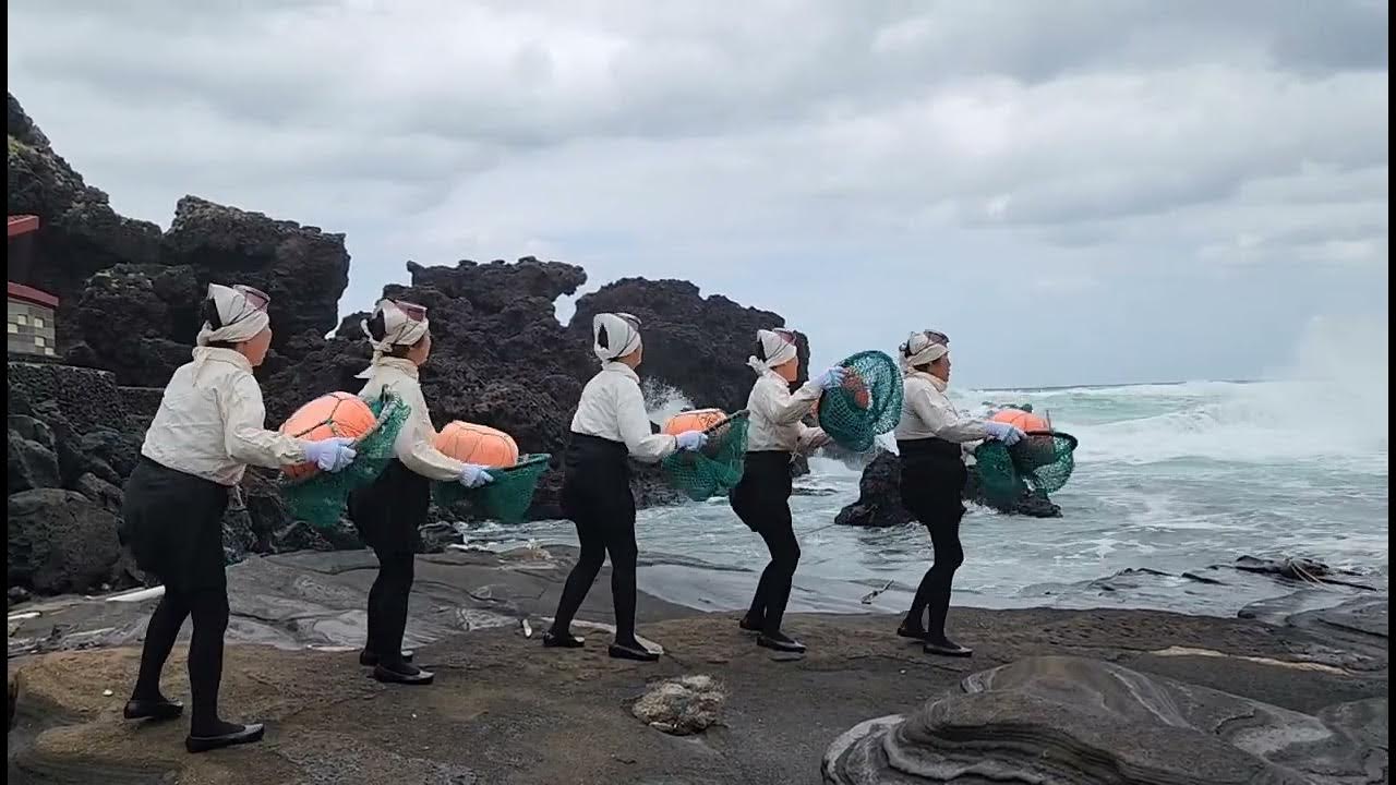 HEANYEO (Women Diver Performance) in Jeju Island 🏝 YouTube