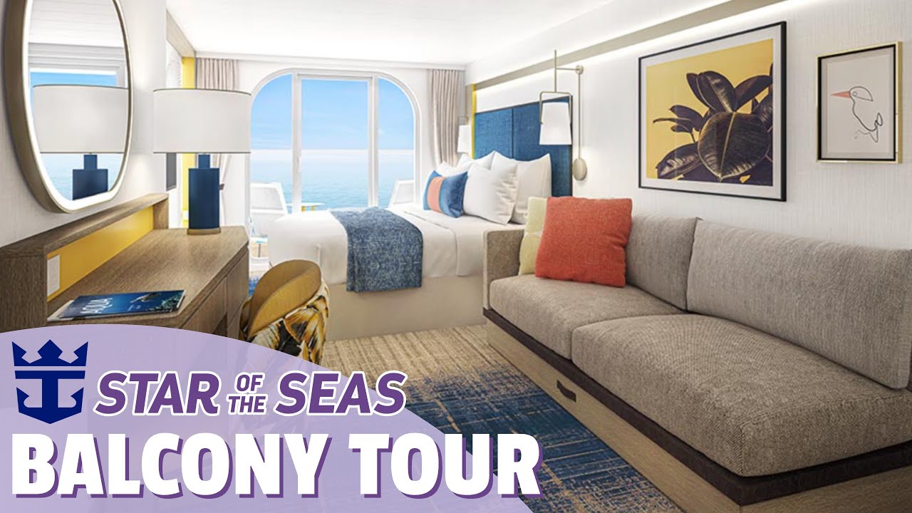 Круизный лайнер Star of the Seas | Экскурсия по каюте с балконом и видом на океан | Royal Caribbe...