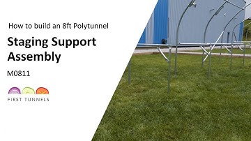 8ft Polytunnel | Staging Support Step-by-Step Setup | M0811