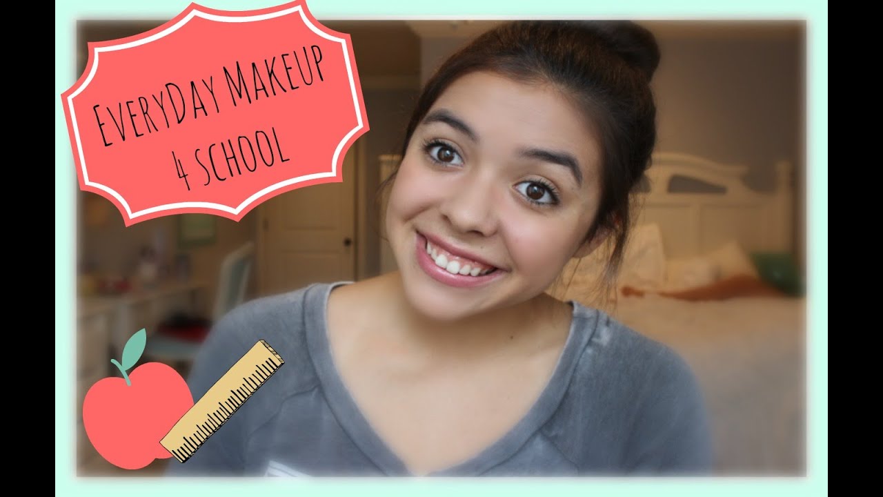 My Everyday Makeup for School: Simple, Quick, Fresh! - YouTube