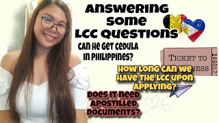 Answering Some Questions Relating to LCC Documents #msmani