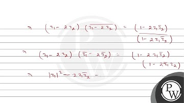 If z1,z2 are two distinct complex number such that z1-2z212-z1z¯2=2, then....