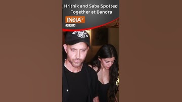 Hrithik Roshan and Saba Azad Spotted Together at Bandra #hrithikroshan #sabaazad #shorts