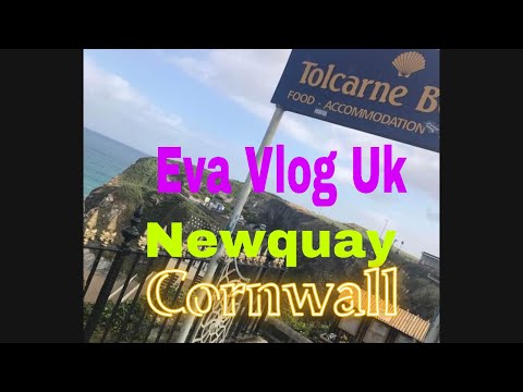 Tolcarne beach in Newquay 23rd adventures.4K video