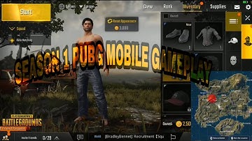 PUBG MOBILE SEASON 1 GAMEPLAY | WHEN THERE WAS NO HACKER | VERSION 0.3.2 | NO LAG