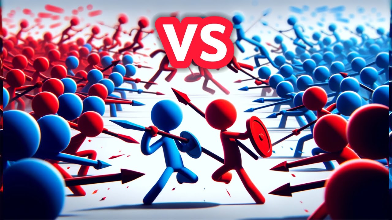 Combat de Stickman et de Marble Ragdoll dans Unity - YouTube