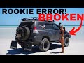 CATASTROPHIC ISSUE the Toyota Prado and Finding THE PERFECT BEACH  / Surfing & Fishing INNES 4x4