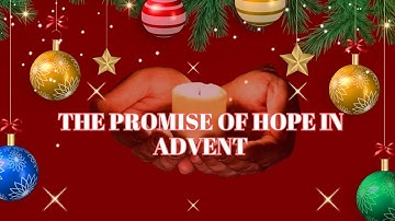 What is Advent| The Promise of Hope in Advent | Christian Motivation for the Christmas Season
