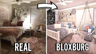 BUILDING A REALISTIC BLOXBURG BEDROOM