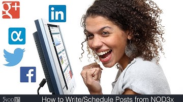 How to Create & Schedule Social Media Content Using NOD3x