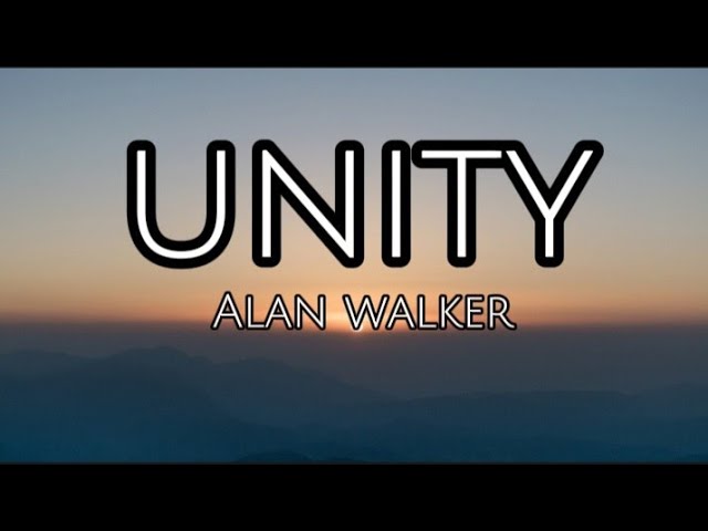 Unity (Acoustic) Alan Walkers x Sapphire (Lyrics Video) #music