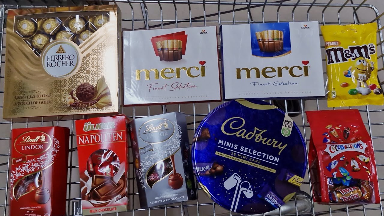 BOUGHT ALL KINDS OF Candy and Sweets Mega🤩♥️ Mega Shopping! Dairy Milk, Ferrero Rocher, Merci, M&M's