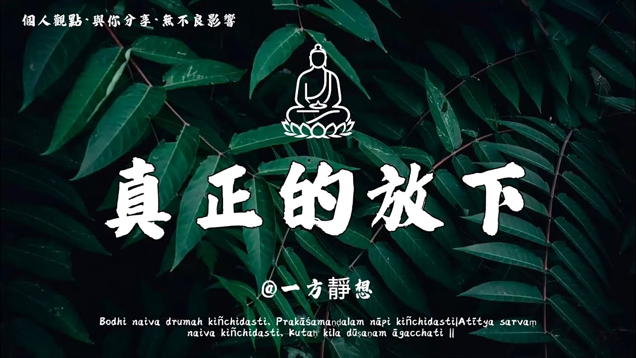【建議收藏】你從未真正放下：金剛經教我的不是逃避，而是全然活着！  #一方靜想 #修行 #國學 #人生感悟 #治癒
