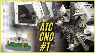 Tokarka CNC ze złomu Automatyczna zmiana narzędzia rewolwer - ATC CYCLONE screenshot 3