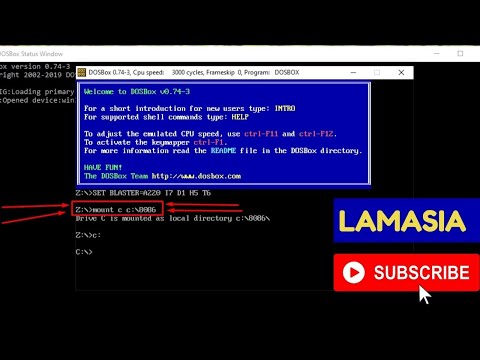 how to automatically mount C drive in DosBox | Bangla Tutorial 2020