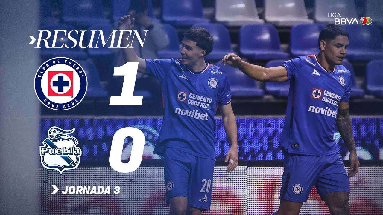 CRUZ AZUL 1-0 PUEBLA | Pita la Máquina en duelo de dos locales en el Cuauhtémoc | J3 Con México C26