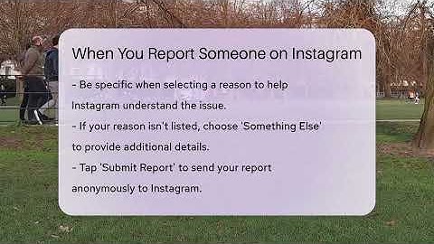 When You Report Someone on Instagram - Everyday-Networking