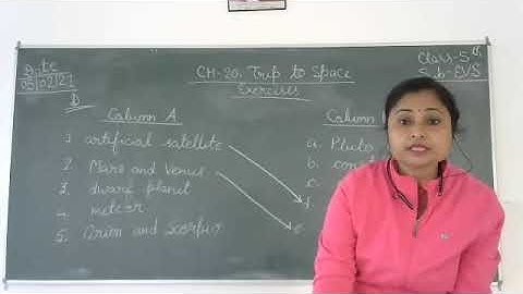 Class 5 EVS/CH. 20.Trip to Space (Ex. Part1)