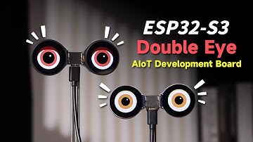 ESP32-S3-DualEye-Touch-LCD-1.28,Double Eye LCD for DIY, WiFi + BLE5#waveshare #esp32 #esp32s3