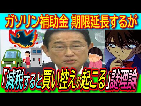 【悲報】ガソリン補助金9月末の期限延長へ！トリガー条項やガソリン税の減税は「買い控えが起こる、流通が混乱」の謎理論【暫定税率/二重課税/消費税/物価高騰】